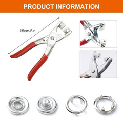 Hand pressure pliers tool swing button set