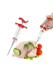 Stainless steel bbq chicken meat flavour injection needle